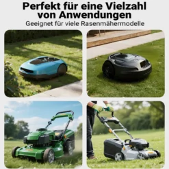 Wiltec Rasenroboter Messer Set Titan V2 35 x 18 mm – 18 Stück - Klingen für Mähroboter, Rasenmäher Ersatzmesser kompatibel mit verschiedenen Modellen