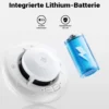 Wiltec Rauchmelder vernetzt mit 10-Jahres-Batterie und Funktechnologie Fotoelektrischer Feuermelder mit 85 dB Alarm für effektiven Brandschutz in Wohnung und Haus