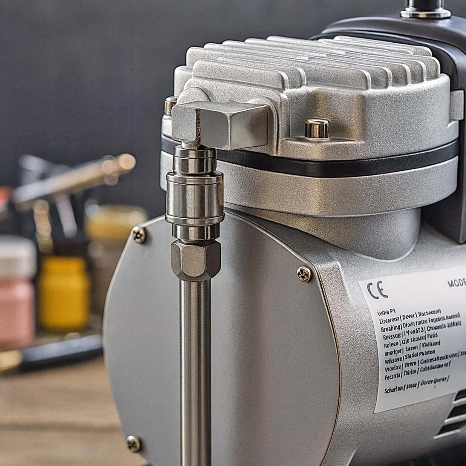 Wiltec Rückschlagventil für Airbrush Kompressor – passend zu AS189 / AS196 / AS196A – Zubehör – für Modellbau, Tattoos, Nailart