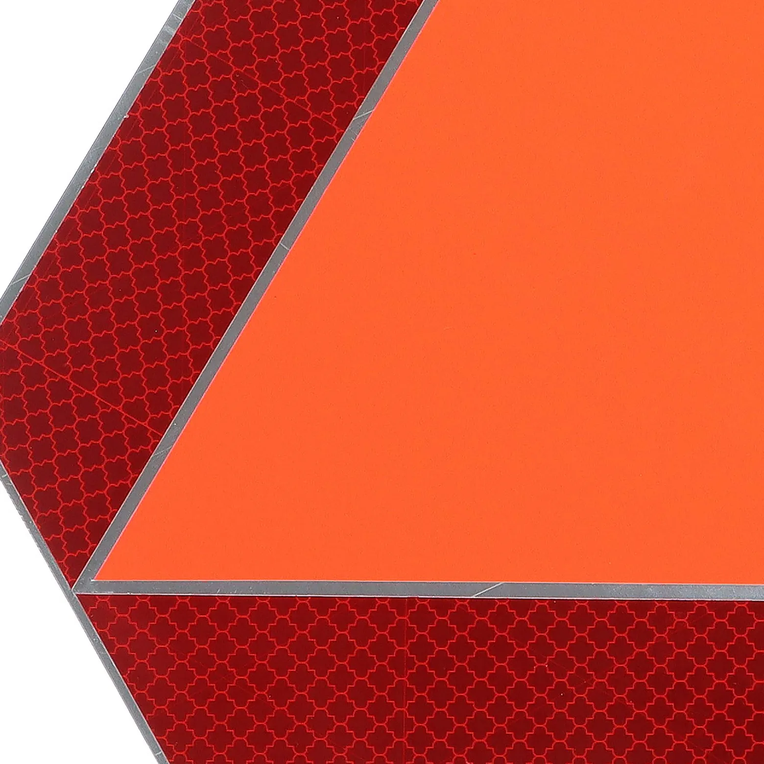 Wiltec reflektierende Warntafel für langsame Fahrzeuge bis 40 km/h, dreieckiges Warnschild aus Aluminium