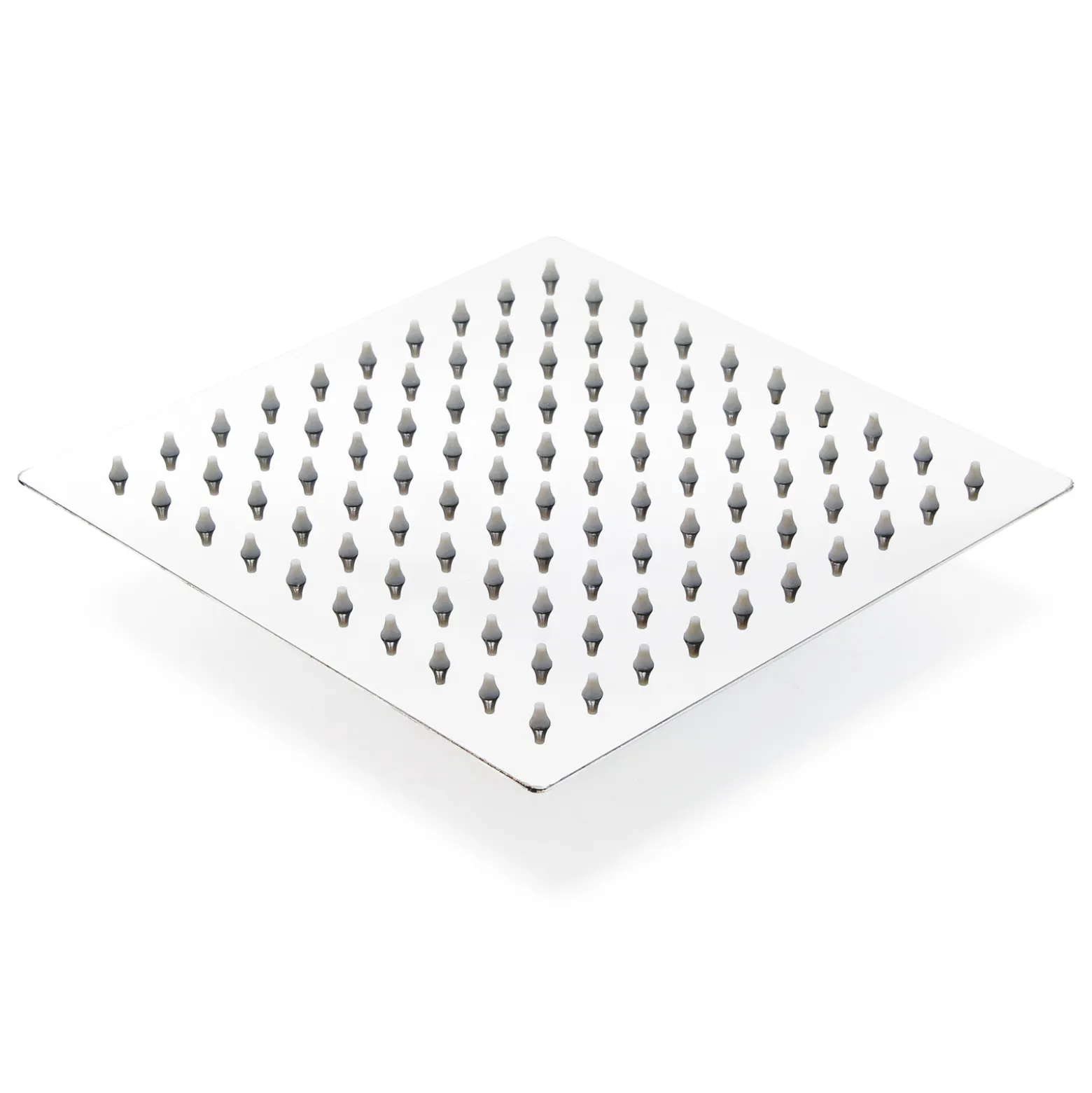 Wiltec Regendusche Duschkopf Quadratisch 20x20cm Edelstahl Kopfbrause Rainshower Brausekopf