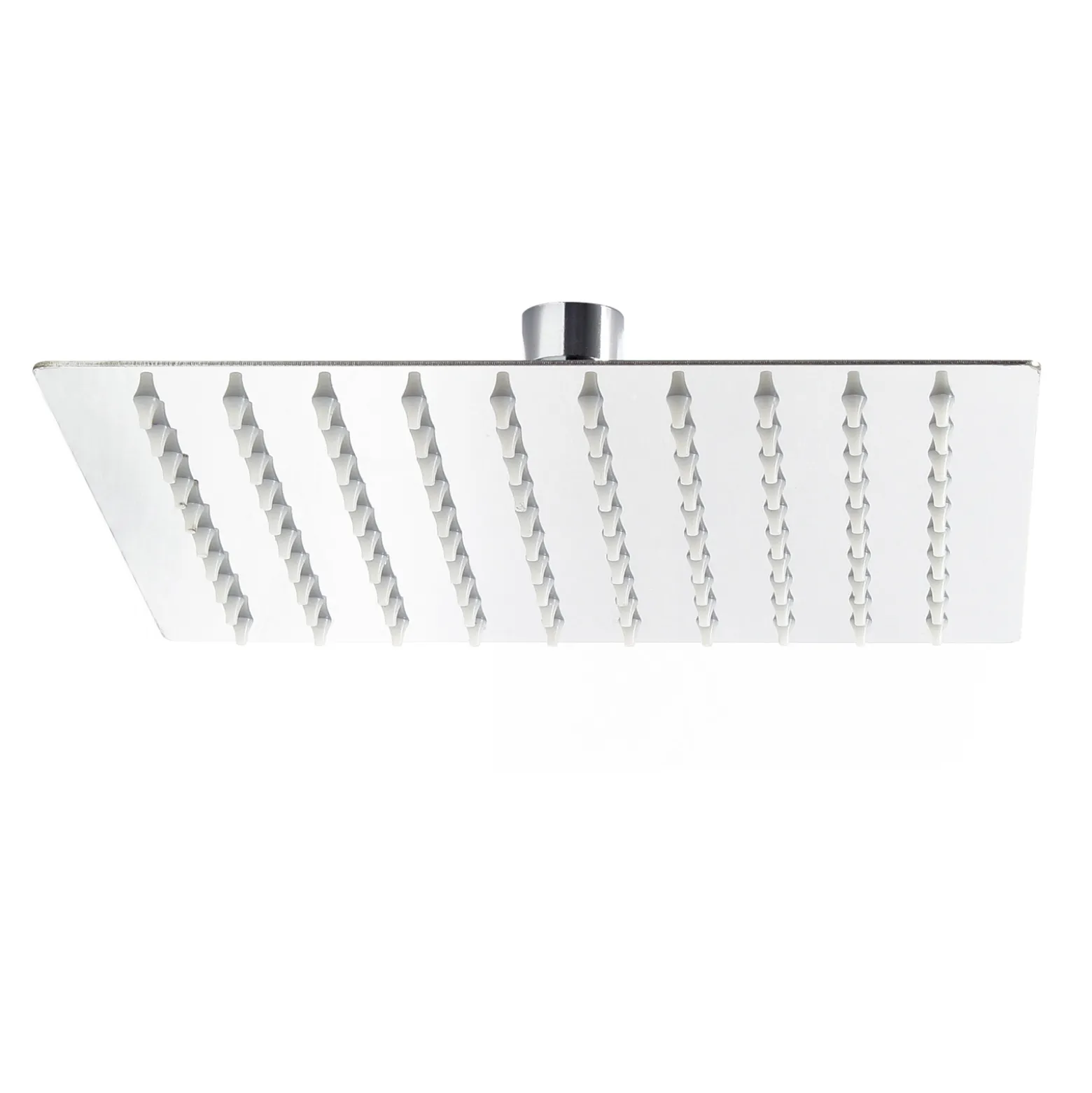 Wiltec Regendusche Duschkopf Quadratisch 20x20cm Edelstahl Kopfbrause Rainshower Brausekopf