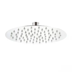 Wiltec Regendusche Duschkopf Rund 20cm Edelstahl Kopfbrause Rainshower Brausekopf