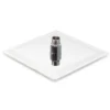 Wiltec Regendusche Duschkopf Quadratisch 25x25cm Edelstahl Kopfbrause Rainshower Brausekopf