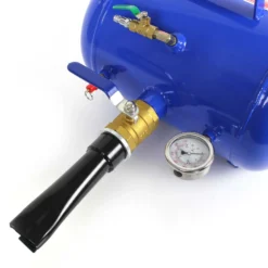 Wiltec Reifen-Booster 19 l, Druckluft Reifenbefüller 6-8 bar Arbeitsdruck, 40 x 25,5 cm, für verschiedene Reifen, Reifenfüllkanone max. 10 bar