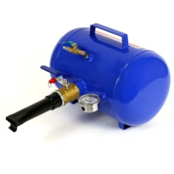 Wiltec Reifen-Booster 19 l, Druckluft Reifenbefüller 6-8 bar Arbeitsdruck, 40 x 25,5 cm, für verschiedene Reifen, Reifenfüllkanone max. 10 bar