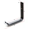 Wiltec Reifenhalter Wandhalterung für 4 Reifen – 106 x 20 x 102 mm – aus Stahl – max. Traglast 25 kg je Halter – Zubehör für Reifen Reifenregal Felgenbaum