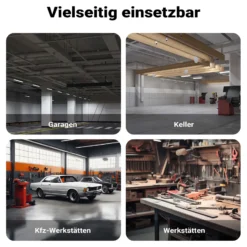 Wiltec Reifenregal – 180 x 120 x 40 cm – bis 795 kg – für 8 Reifen – aus Stahl – Werkstattregal Lagerregal Reifenständer Schwerlastregal