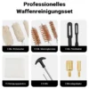 Wiltec Reinigungsset zur Waffenpflege, 100 Teile mit Transportkoffer zur Waffenreinigung, Set mit Messingbürsten, Baumwollbürsten usw.