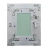 Wiltec Revisionsklappe 30 x 30 cm Revisionstür mit Aluminiumrahmen, Revisionsöffnung mit 12,5 mm Gipskartoneinlage, Revi Klappe für Trockenbau