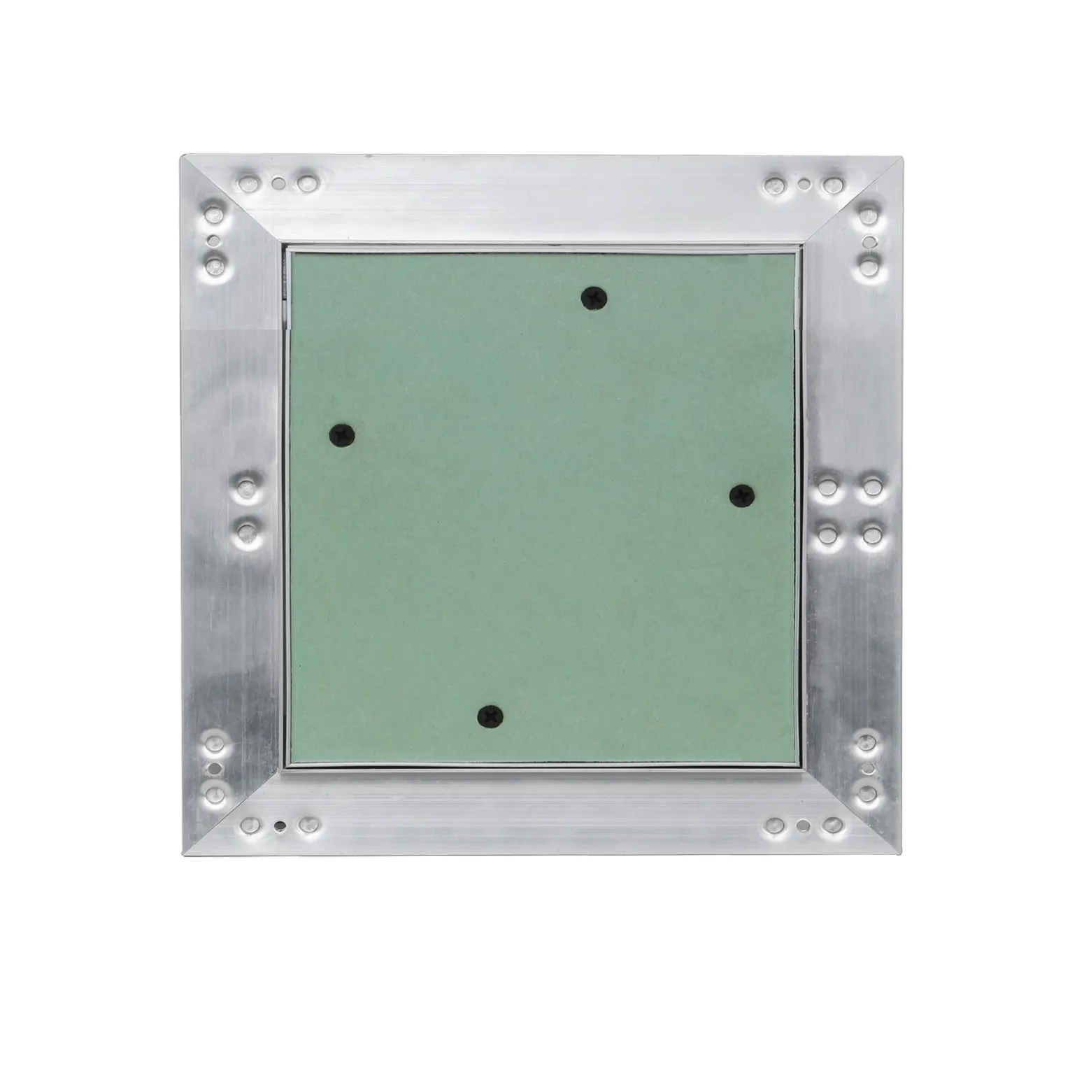 Wiltec Revisionsklappe 30 x 30 cm Revisionstür mit Aluminiumrahmen, Revisionsöffnung mit 12,5 mm Gipskartoneinlage, Revi Klappe für Trockenbau