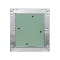 Wiltec Revisionsklappe 15 x 20 cm Revisionstür mit Aluminiumrahmen, Revisionsöffnung mit 12,5 mm Gipskartoneinlage, Revi Klappe für Trockenbau
