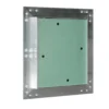 Wiltec Revisionsklappe 20 x 20 cm Revisionstür mit Aluminiumrahmen, Revisionsöffnung mit 12,5 mm Gipskartoneinlage, Revi Klappe für Trockenbau