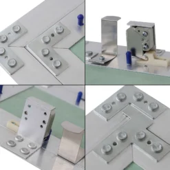 Wiltec Revisionsklappe 40 x 60 cm Revisionstür mit Aluminiumrahmen, Revisionsöffnung mit 12,5 mm Gipskartoneinlage, Revi Klappe für Trockenbau