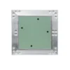 Wiltec Revisionsklappe 40 x 40 cm Revisionstür mit Aluminiumrahmen, Revisionsöffnung mit 12,5 mm Gipskartoneinlage, Revi Klappe für Trockenbau