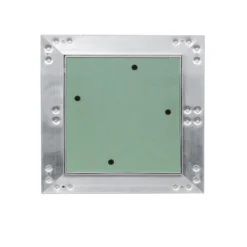 Wiltec Revisionsklappe 40 x 40 cm Revisionstür mit Aluminiumrahmen, Revisionsöffnung mit 12,5 mm Gipskartoneinlage, Revi Klappe für Trockenbau