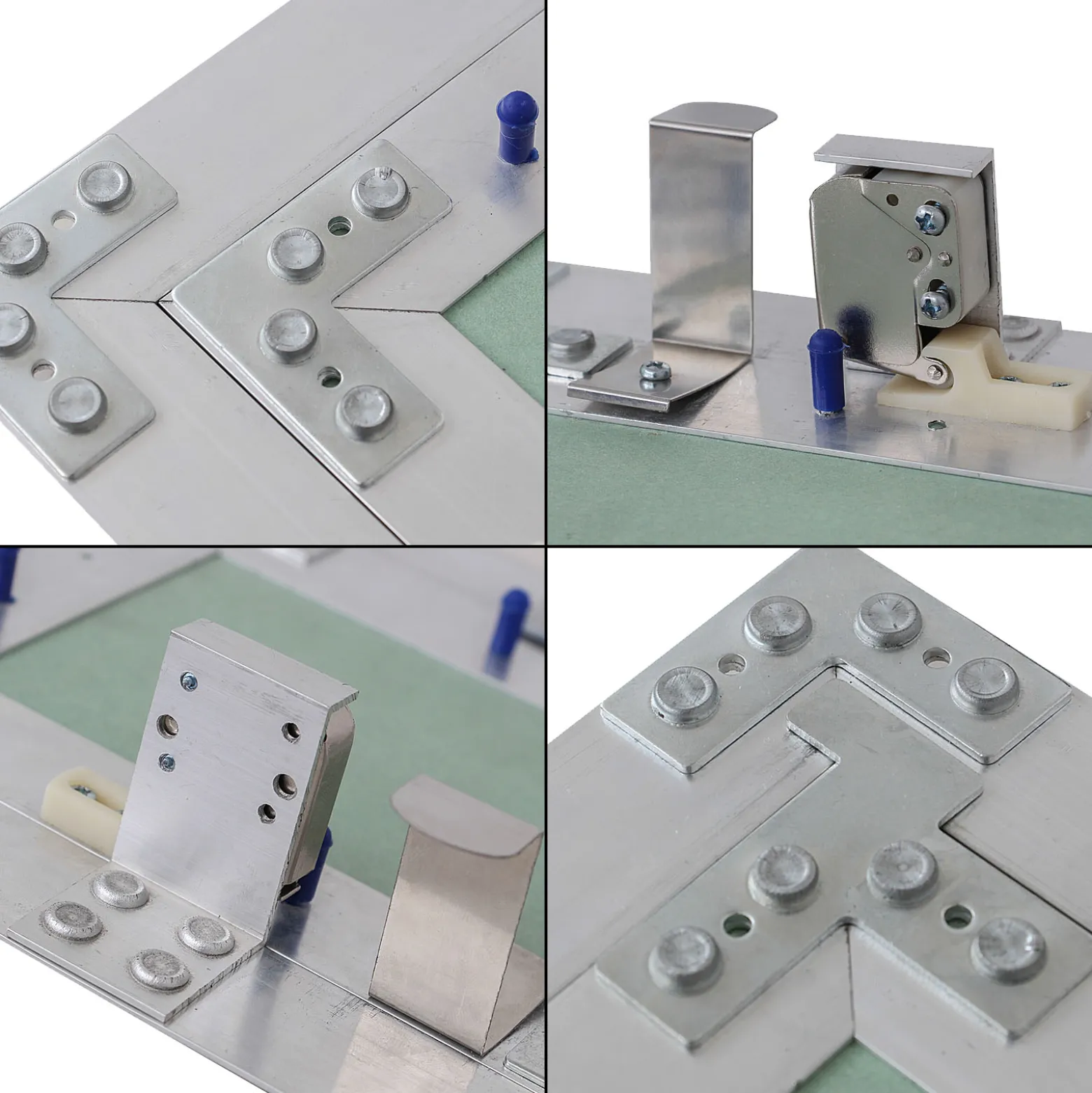 Wiltec Revisionsklappe 40 x 40 cm Revisionstür mit Aluminiumrahmen, Revisionsöffnung mit 12,5 mm Gipskartoneinlage, Revi Klappe für Trockenbau