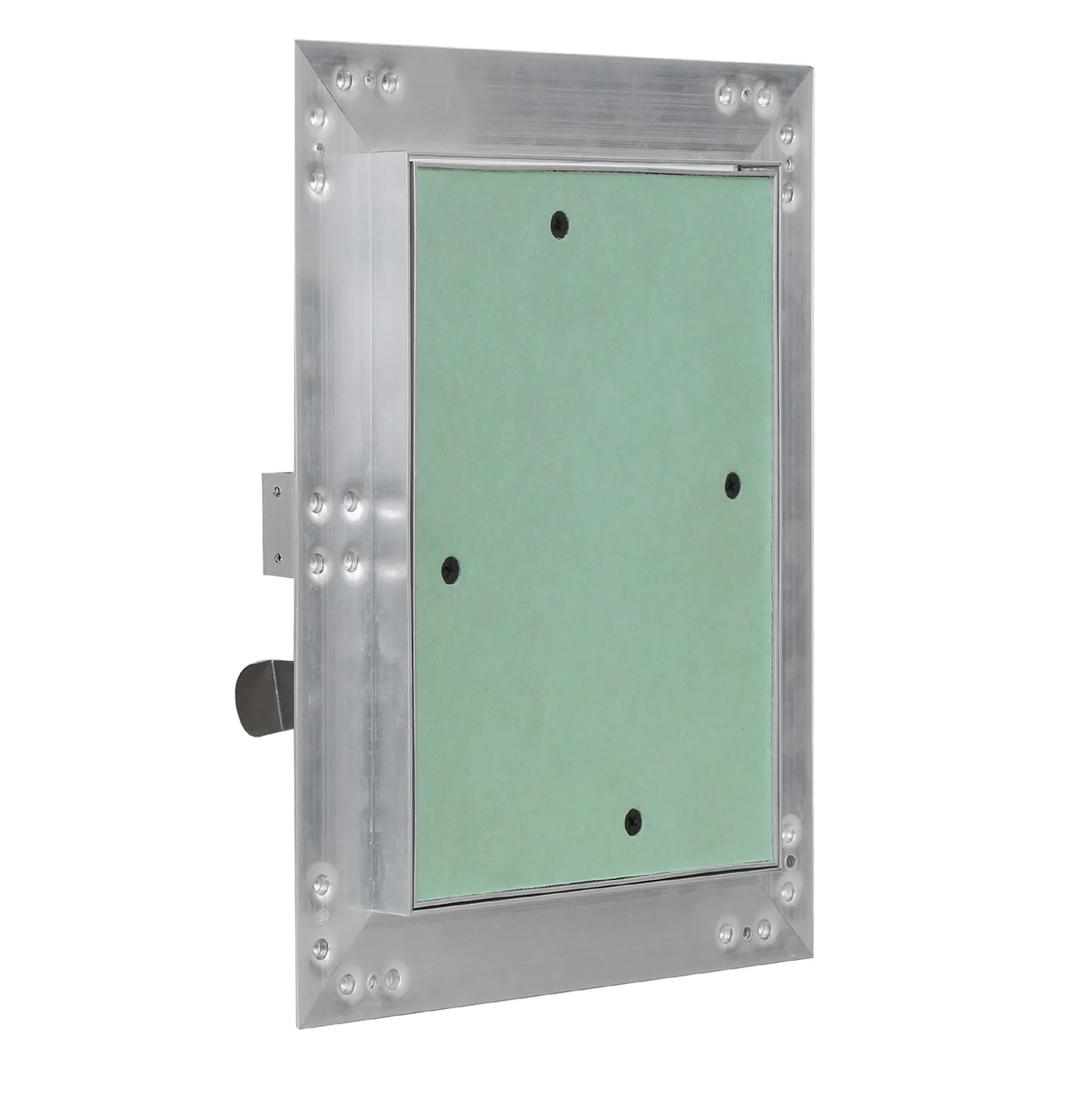 Wiltec Revisionsklappe 25 x 40 cm Revisionstür mit Aluminiumrahmen, Revisionsöffnung mit 12,5 mm Gipskartoneinlage, Revi Klappe für Trockenbau