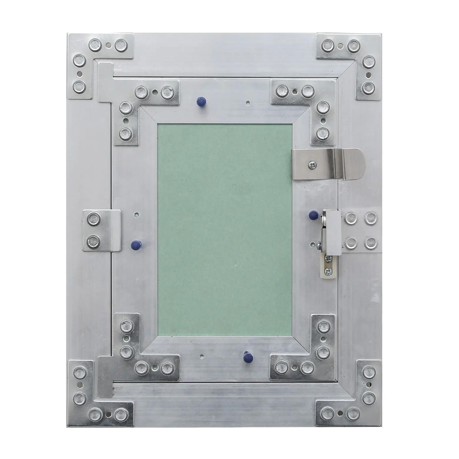 Wiltec Revisionsklappe 20 x 30 cm Revisionstür mit Aluminiumrahmen, Revisionsöffnung mit 12,5 mm Gipskartoneinlage, Revi Klappe für Trockenbau