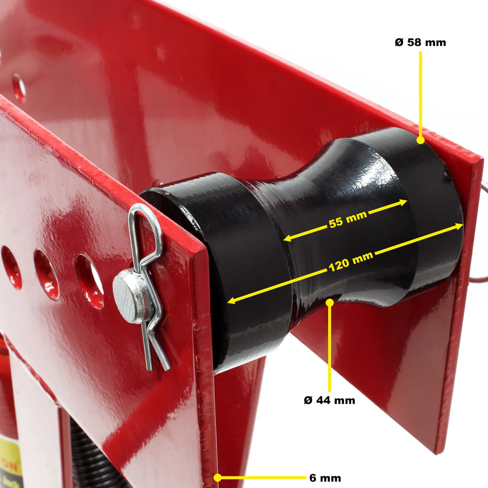 Wiltec Rohrbiegemaschine hydraulisch 16 t, Biegewinkel bis 90°, Rohrbiegegerät Rohrbieger mit 8 Presstücken 21,3-88,9 mm, Biegemaschine Rohre