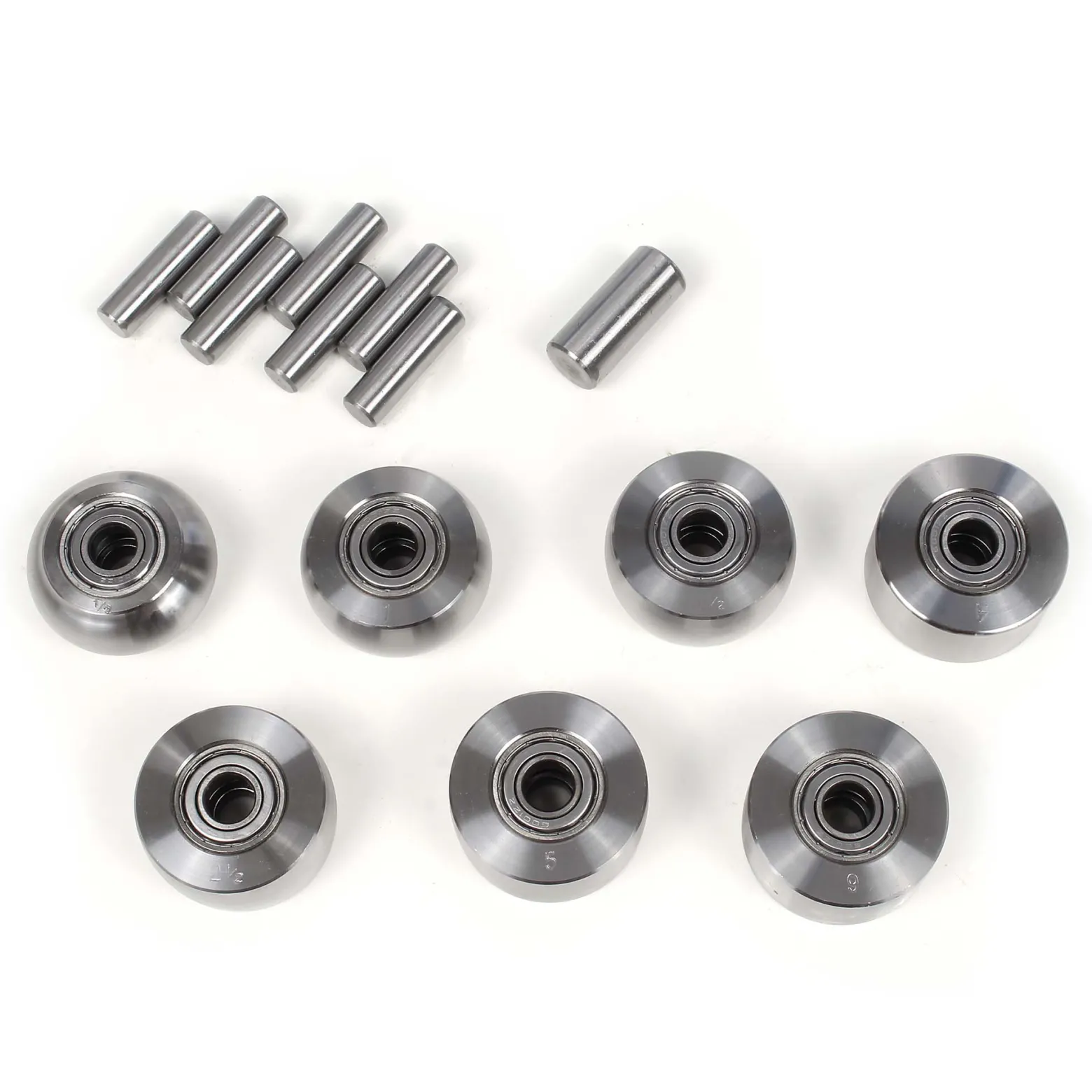 Wiltec Rollenstreckmaschine bis 15 mm Blechstärke, English Wheel mit 6 Streckrollen zur Metallverarbeitung, Blechbearbeitung
