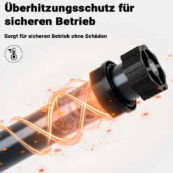 Wiltec Rollladenmotor 204 W 30 Nm mit mechanischem Endabschalter & Schutzart IP44 SW60, Motor für elektrische Rollladen