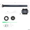 Wiltec Rollladenmotor 126W 10 Nm mit mechanischem Endabschalter & Schutzart IP44 SW60, Motor für elektrische Rollladen