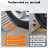Wiltec Rollstuhlrampe doppelt faltbar 122cm 270kg, mobile Auffahrschiene als Rollirampe, Aluminium Kofferrampe