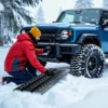Wiltec Sandbleche 2 Stück 150 x 45 cm Sandboards aus Aluminium Anfahrhilfe für Autos, leichte Wohnmobile und Offroad Fahrzeuge Traktionshilfe
