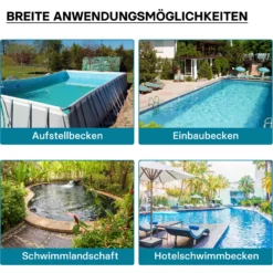 Wiltec Sandfilteranlage 180W mit 14l Filtertank und selbstansaugender Pumpe 9000 l/h, Sandfilterpumpe, Pool-Pumpe