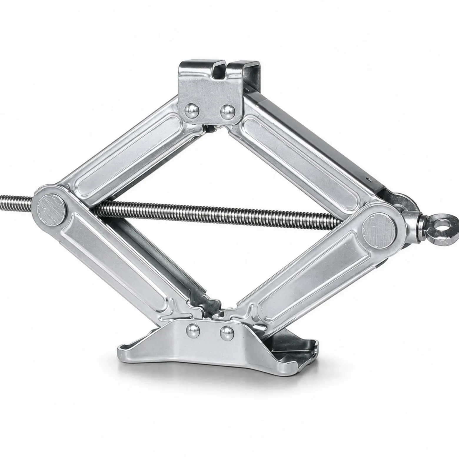 Wiltec Scherenwagenheber mit 1 t Traglast, Wagenheber aus Stahl mit Hubhöhe 90–315 mm für PKW und Offroad