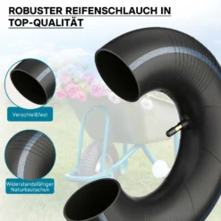 Wiltec Schlauch Luftschlauch für Rasenmäherreifen TR13 13x5.00-6 Rasentraktor Aufsitzmäher