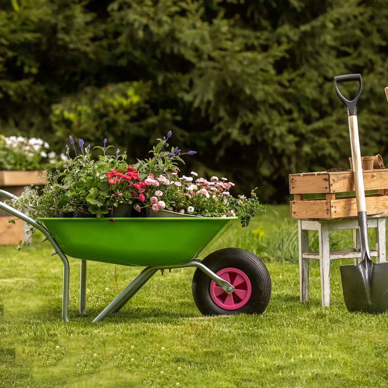 Wiltec Schlauch Luftschlauch für Rasenmäherreifen TR13 13x5.00-6 Rasentraktor Aufsitzmäher