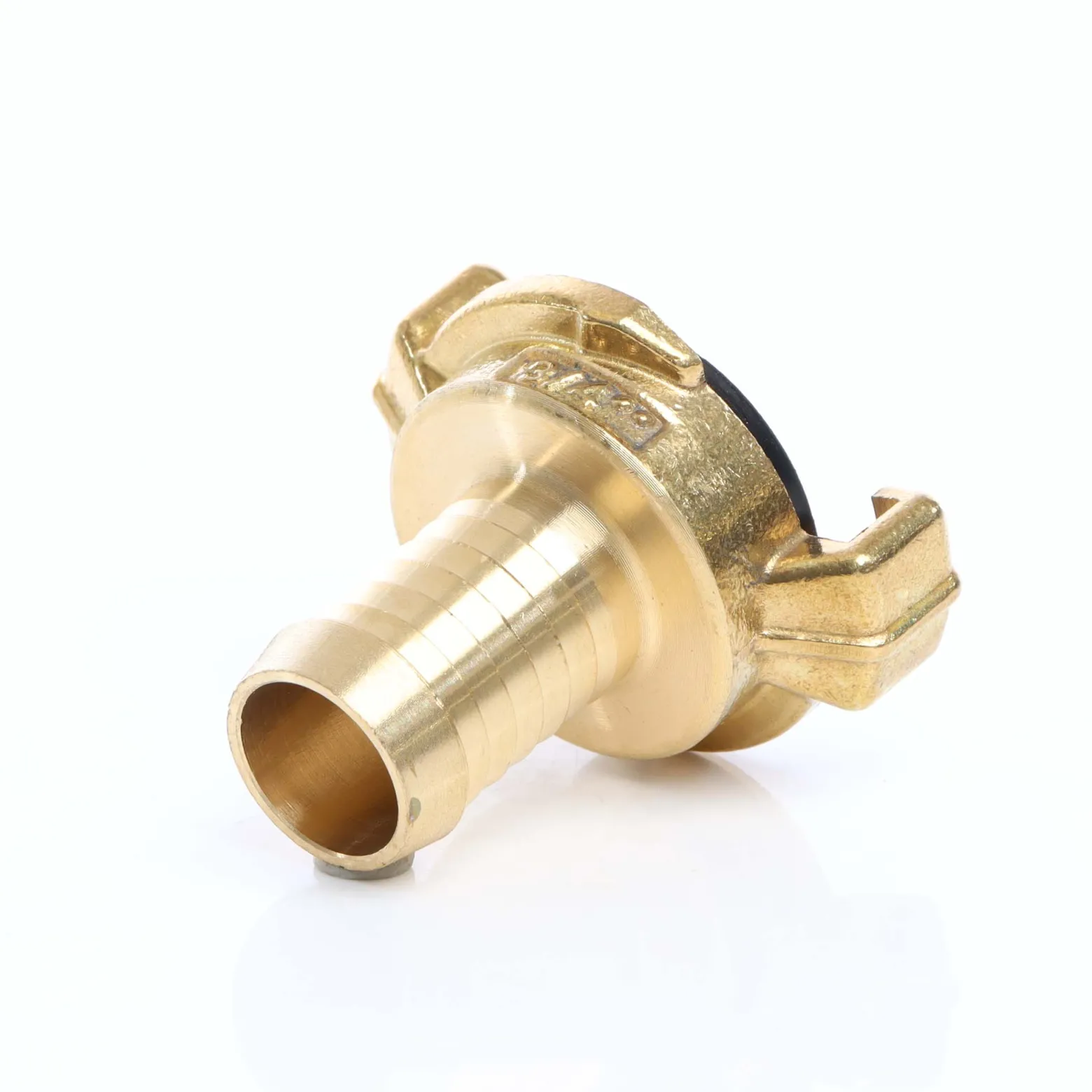 Wiltec Schlauchtülle aus Messing DN20 (3/4") Schnellkupplung für Wasserschlauch Schlauchverbinder Gartenschlauch