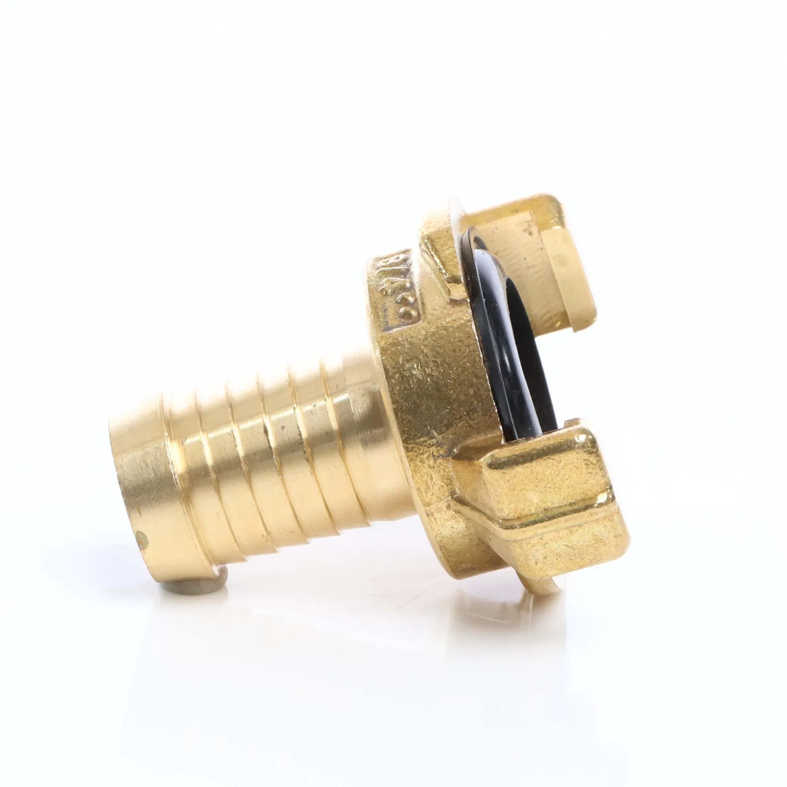 Wiltec Schlauchtülle aus Messing DN20 (3/4") Schnellkupplung für Wasserschlauch Schlauchverbinder Gartenschlauch