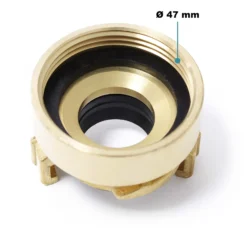 Wiltec Schlauchtülle aus Messing DN38 (1 1/2