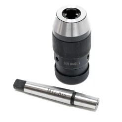 Wiltec Schnellspannbohrfutter MK2-B16 mit 16mm Spannbereich und integriertem Morsekegel Bohrfutter für Bohrmaschine Fräsmaschine Drehmaschine
