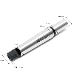 Wiltec Schnellspannbohrfutter MK2-B16 mit 16mm Spannbereich und integriertem Morsekegel Bohrfutter für Bohrmaschine Fräsmaschine Drehmaschine