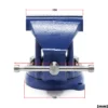 Wiltec Schraubstock Heavy Duty 150 mm Klemmbacke, Spannwerkzeug mit Amboss für schwere Beanspruchung für Werkbank