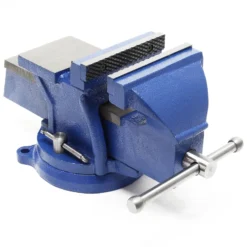 Wiltec Schraubstock Heavy Duty 150 mm Klemmbacke, Spannwerkzeug mit Amboss für schwere Beanspruchung für Werkbank