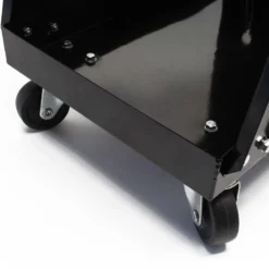 Wiltec Schweißwagen 765 x 745 x 385 mm aus Stahlblech, Werkstattwagen als Schweißmobil, Schweißgerätewagen auf Rollen, Flaschenwagen mit 3 Ablagen