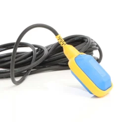 Wiltec Schwimmerschalter für Pumpen, 230VAC 16A, Pegelschalter für Tauchpumpen, Wechsler mit 5 m Kabel