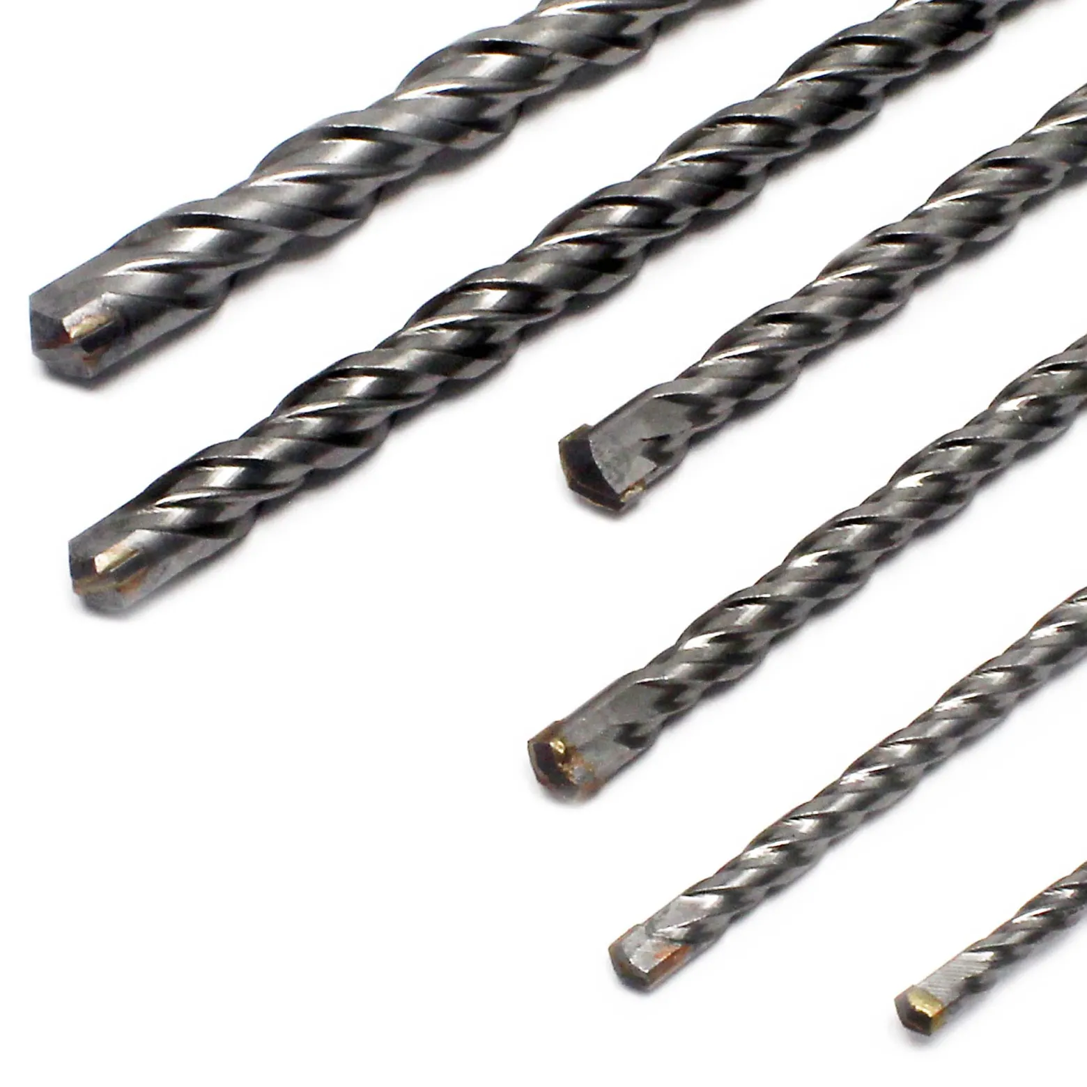 Wiltec SDS Hammer Bohrersatz 17 teilig für elektrischen Bohrhammer, Set mit Bohrern und Meißeln im Metallkoffer, Hammerbohrer Steinbohrer Betonbohrer aus CR Stahl