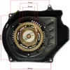 Wiltec Seilzugstarter für LIFAN 6,5 PS Motor – Benzinmotor Ersatzteil Seilzug Starter Handstarter – Einzylinder für Kleinmaschinen & Karts, 4-Takt Motor & OHV Ventilsteuerung