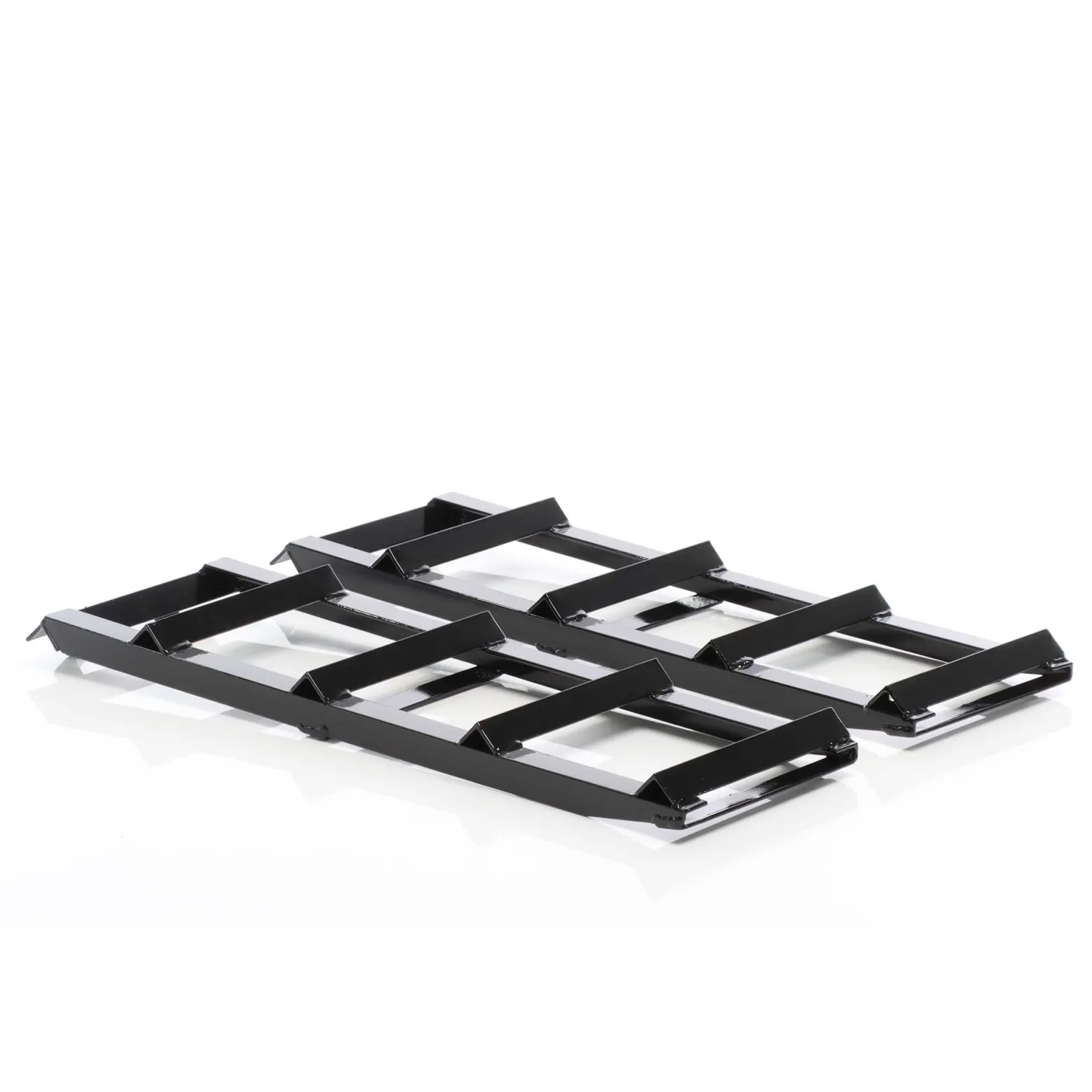 Wiltec Set 2x Auffahrrampe bis 2 t je Paar 915 x 350 x 275 mm plus 2x Verlängerung, Auffahrschiene Wartungsrampe aus Stahl mit Erweiterung