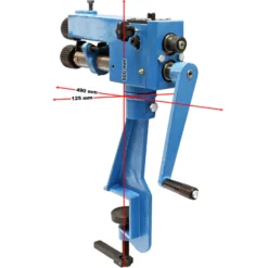 Wiltec Sickenmaschine 1,39 mm max. Materialdicke, Biegemaschine zur Blechbearbeitung, Tischklemmen Bördelmaschine, zum Blech Biegen, Sicken