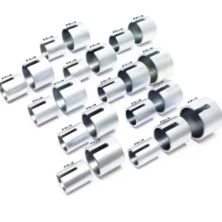 Wiltec Silentlager Abzieher Satz 27 teilig, Ausdrücker für Achslager, Werkzeug für Silentlager mit 22 Hülsen M10-M18 und 5 Spindeln