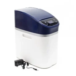 Wiltec SOFT-R1 Wasserenthärtungsanlage, Wasserentkalkung mit 500 l/h, Entkalkungsanlage mit Ionentauscher, Wasserenthärter mit 10 l Soletank