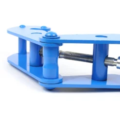 Wiltec Spindelklemme mit 2 t Tragkraft und 75-230 mm Flanschbreite, Trägerklemme zum Heben von Lasten, Flanschklemme für H-Balken, Doppel-T-Träger