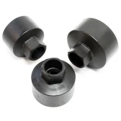 Wiltec Spurstangenwerkzeug Set mit 3 verschiedenen Größen 30-45 mm, Spurstangenschlüssel mit Aufsätzen im praktischen Koffer, Spurstangenköpfe wechseln